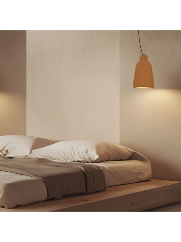 1663 מנורת קיר חד פעמית קרמית