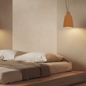 1663 מנורת קיר חד פעמית קרמית