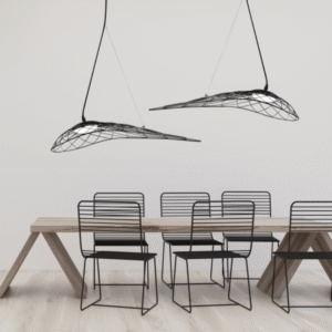 1975 מנורה תלויה LED 10W 3000K שחור מתכת