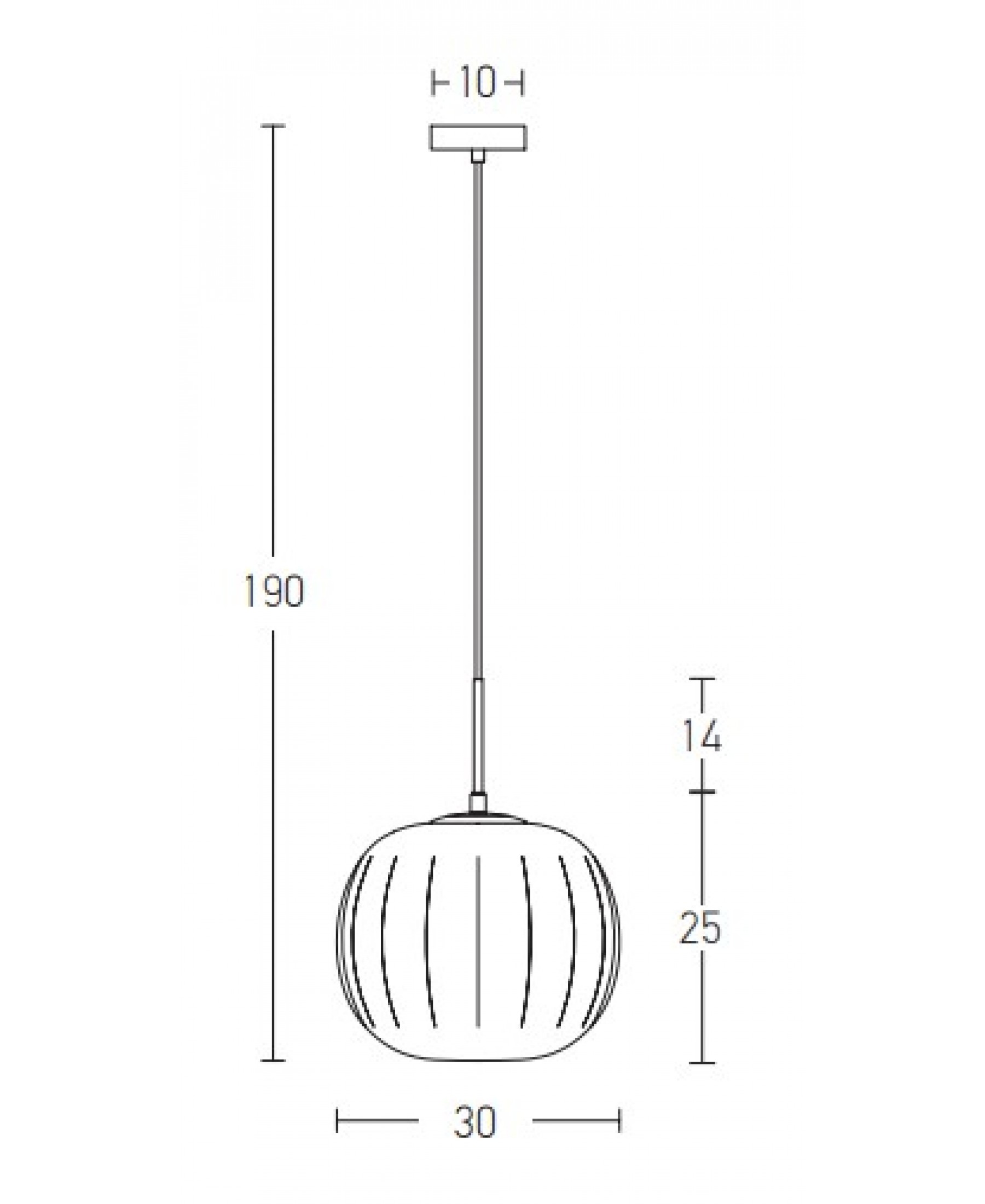 Z-20125 GLASS PENDANT