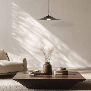 22130 מנורת תקרה חד פעמית למלון 12W 3000K שחורה מט