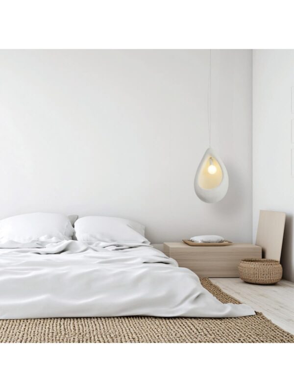 23163 מנורת תקרה חד פאזית לפנים E27 מקסימום 15W זכוכית סיבים