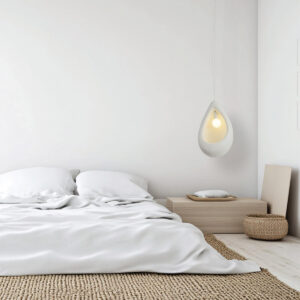 23163 מנורת תקרה חד פאזית לפנים E27 מקסימום 15W זכוכית סיבים