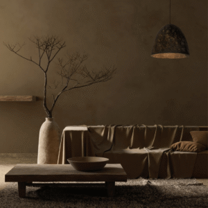 25175 מנורת תקרה חד פאזית 1*E27 משי - נייר - אקריליק שחור