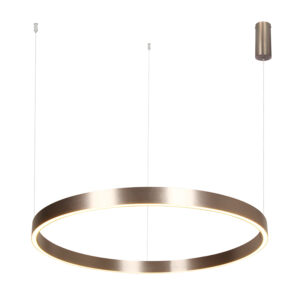 25370 תאורת LED תלויה UP-DOWN 70W 3000K צבע חום אלקטרוסטטי מאלומיניום - אקריליק