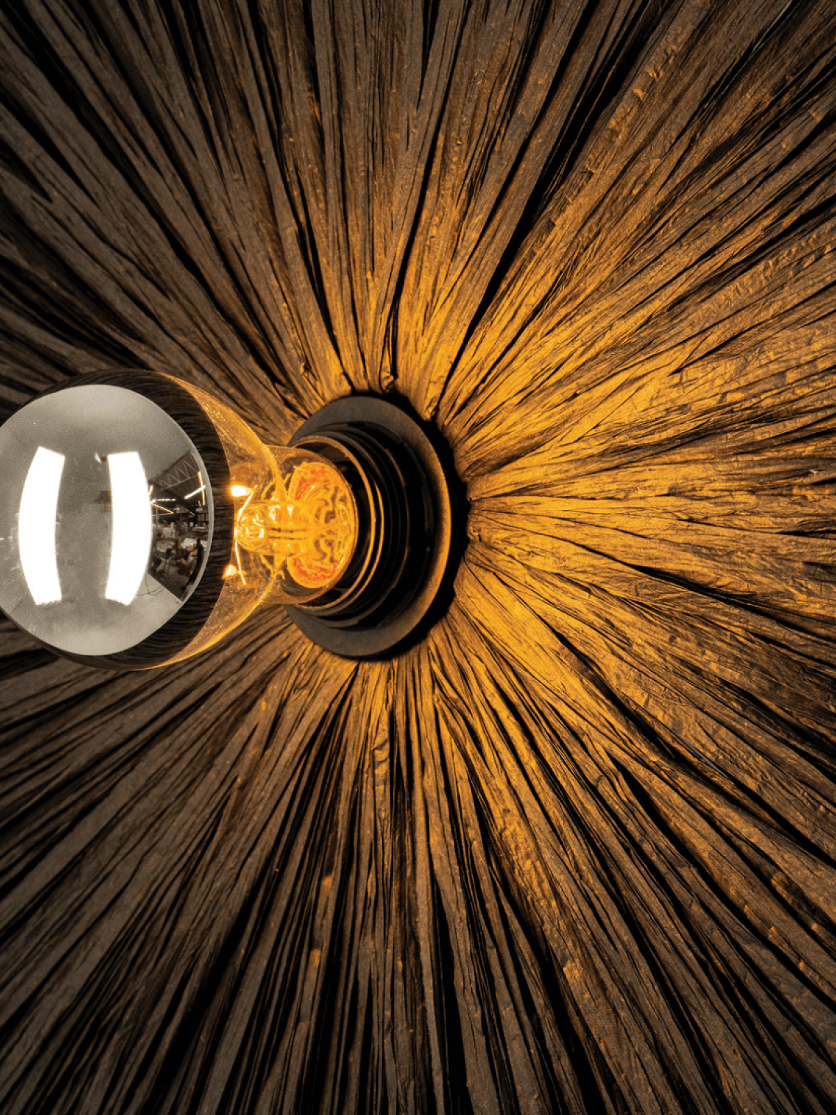 Z-25455 WALL - BLACK RATTAN