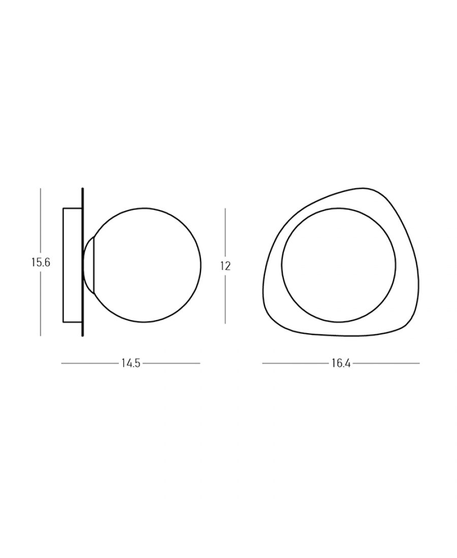 Z-2577 WALL - WH 16CM