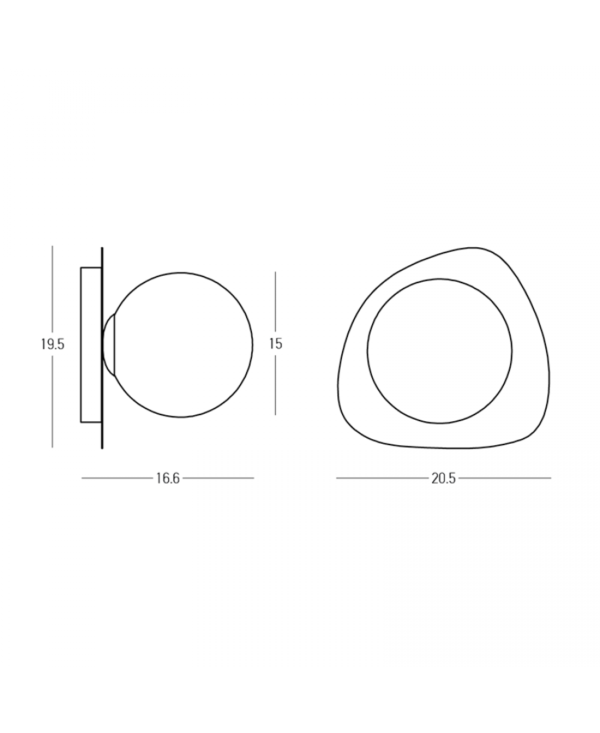 Z-2579 WALL - WH 20CM