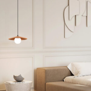 2598 מנורת תקרה חד-פעמית G9 מקסימום 9W שחור מתכת - טרקוטה קרמית