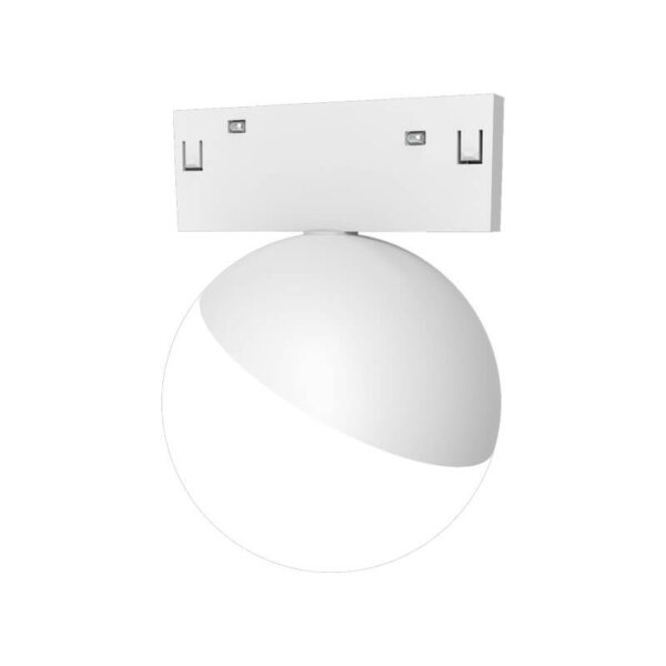 L - מידי כדור בדולח חצוי צמוד LED 10W