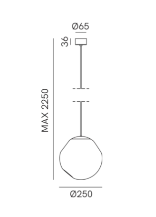IL FANALE – Stone Pendant