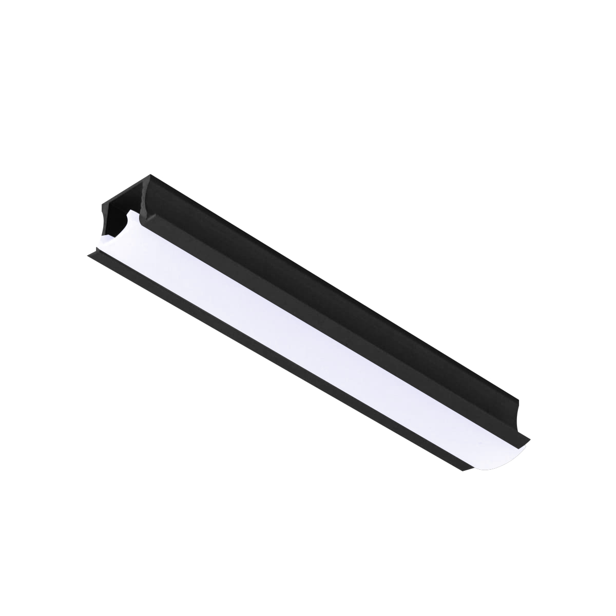 O - פרופיל 17.2 מ"מ לד COB שקוע גובה 11.8 מ"מ