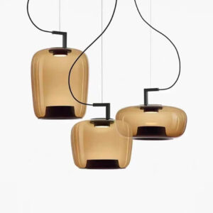 L - סדרת ברוק מנורת תליה זכוכית