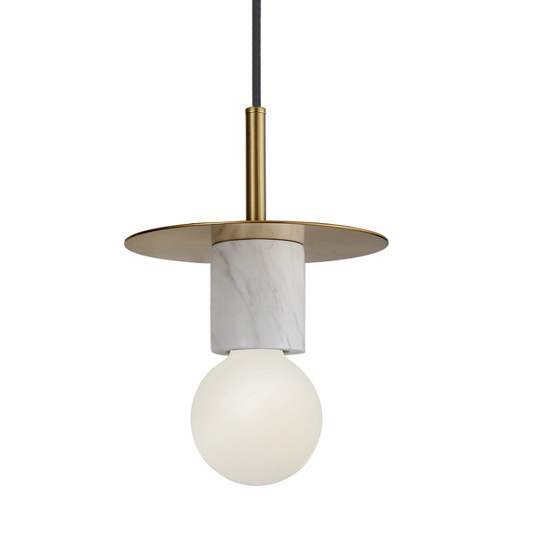 L - ארט מנורת תליה מאלו שיש