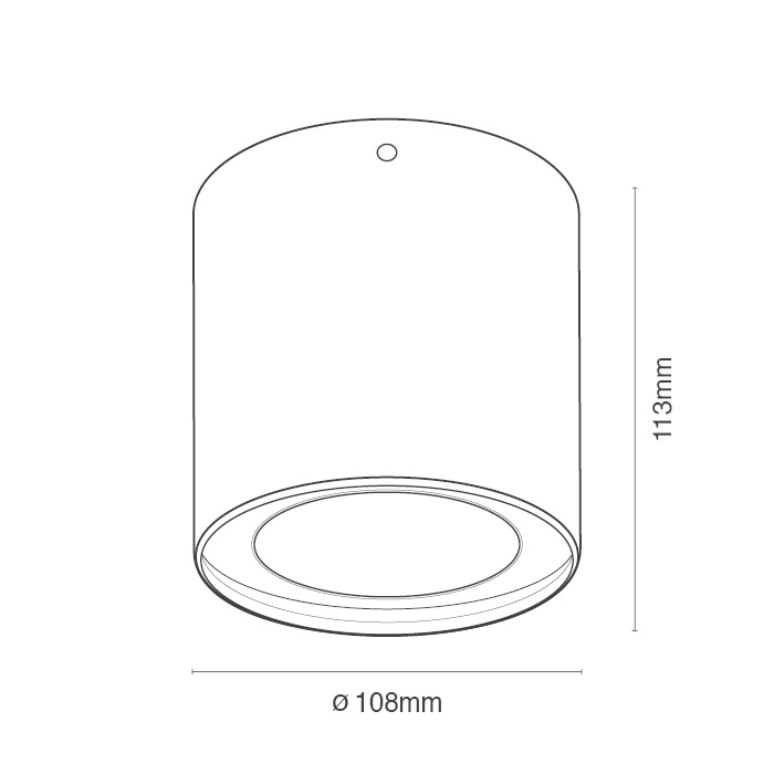EU - צמוד תקרה ROLL 20W
