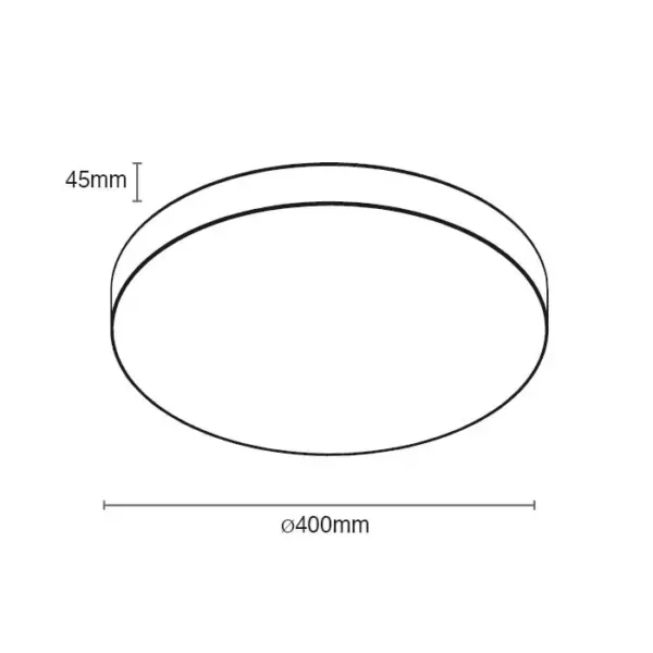 EU - צמוד תקרה סדרת PURE עגול 24W/36W/50W