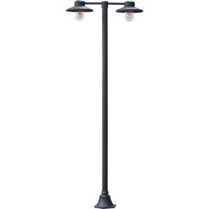 EU - עמוד גינה "קיימבריג'" E27x2 230V IP54 ראש כפול