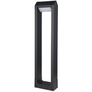 EU - בולרד לד 65 ס"מ 8W IP54 גוף שחור