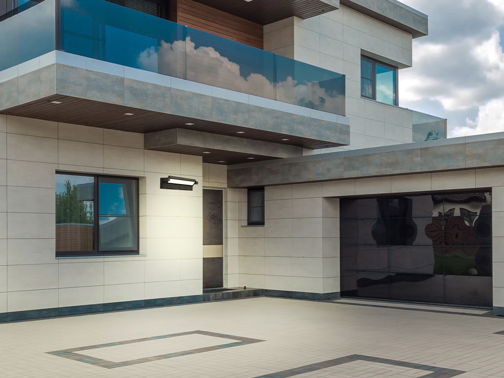 EU - מנורת קיר מתכוונן 20W-36W-50W מוגנת גוף שחור CCT IP65