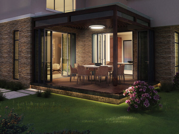 EU - צמוד תקרה סדרת AURA עגול 20W/30W/40W/50W/60W