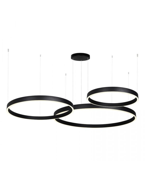 Z-25375 PENDANT LED LIGHT UP-DOWN 174W 3000K BLACK ALUMINIUM - ACRYLIC