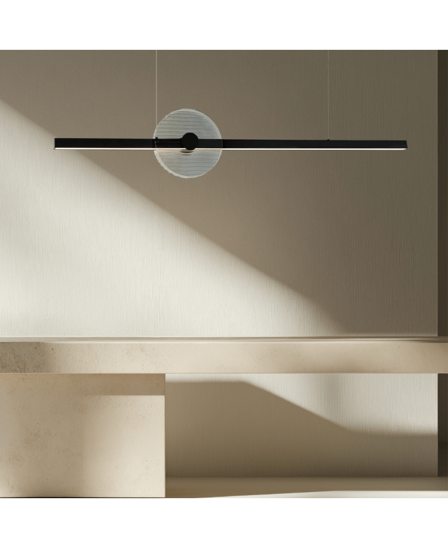 Z-25425/25426 PENDANT LED LIGHT 20W 3000K TRIAC BLACK/GOLD