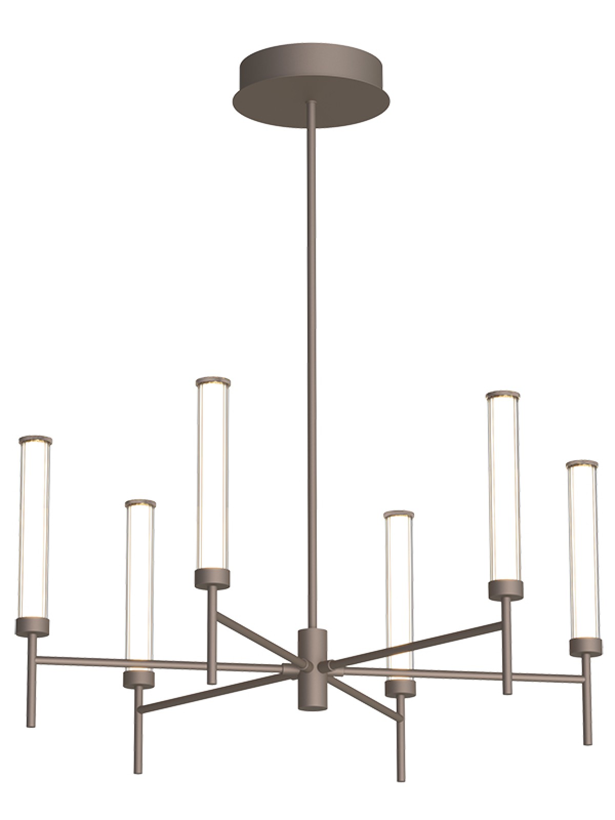 Z-25448/25449 PENDANT LED LIGHT 46W 3000K TRIAC BRUSHED GOLD/COFFEE