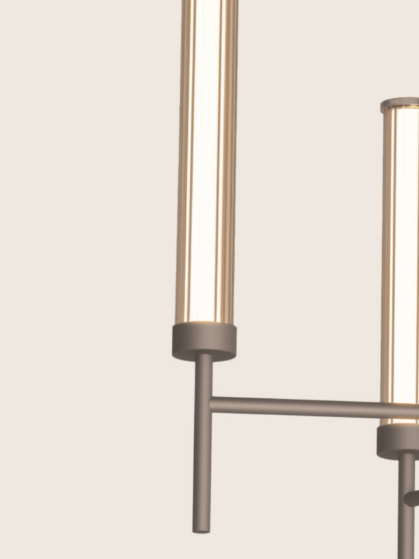 Z-25448/25449 PENDANT LED LIGHT 46W 3000K TRIAC BRUSHED GOLD/COFFEE