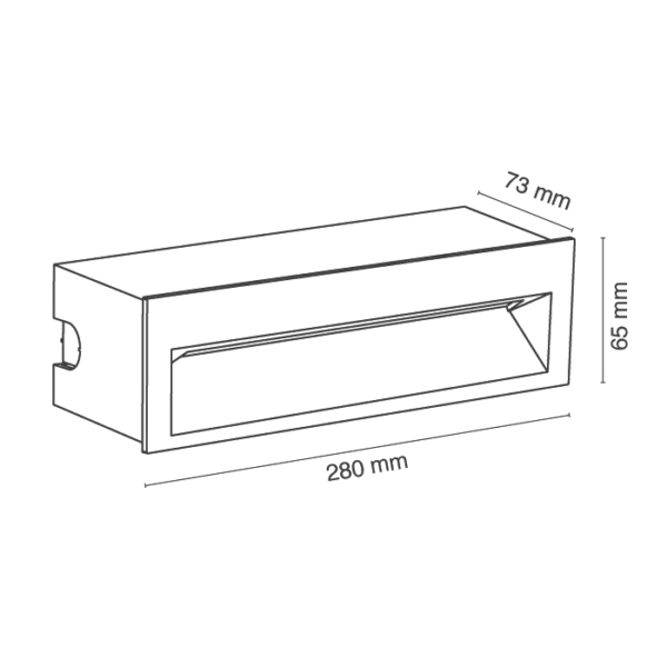 EU - שקוע חומה DOWN "מרקורי" גדול