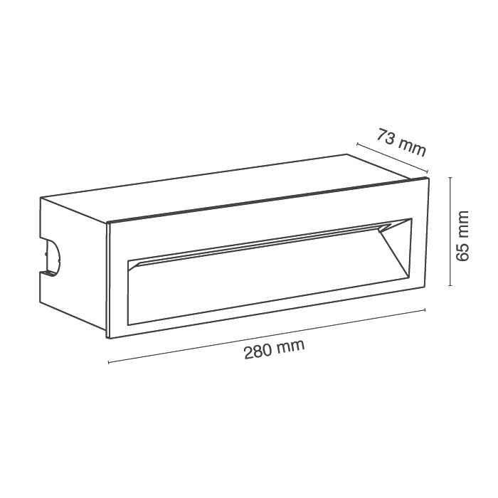 EU - שקוע חומה DOWN "מרקורי" גדול